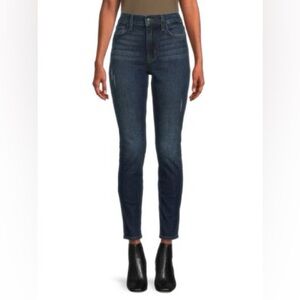 HUDSON JEANS Blair High Rise Skinny Denim Size 27 4 6 Casual Luxury Designer